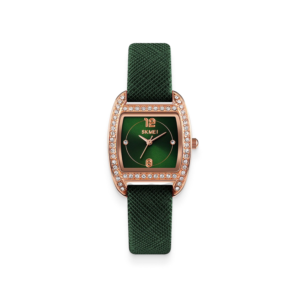 Women’s Green Leather Watch 