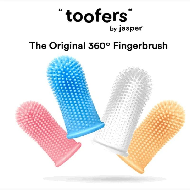 360° Silicone Pet Toothbrush for All Dog Breeds 