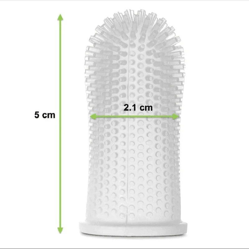 360° Silicone Pet Toothbrush for All Dog Breeds 