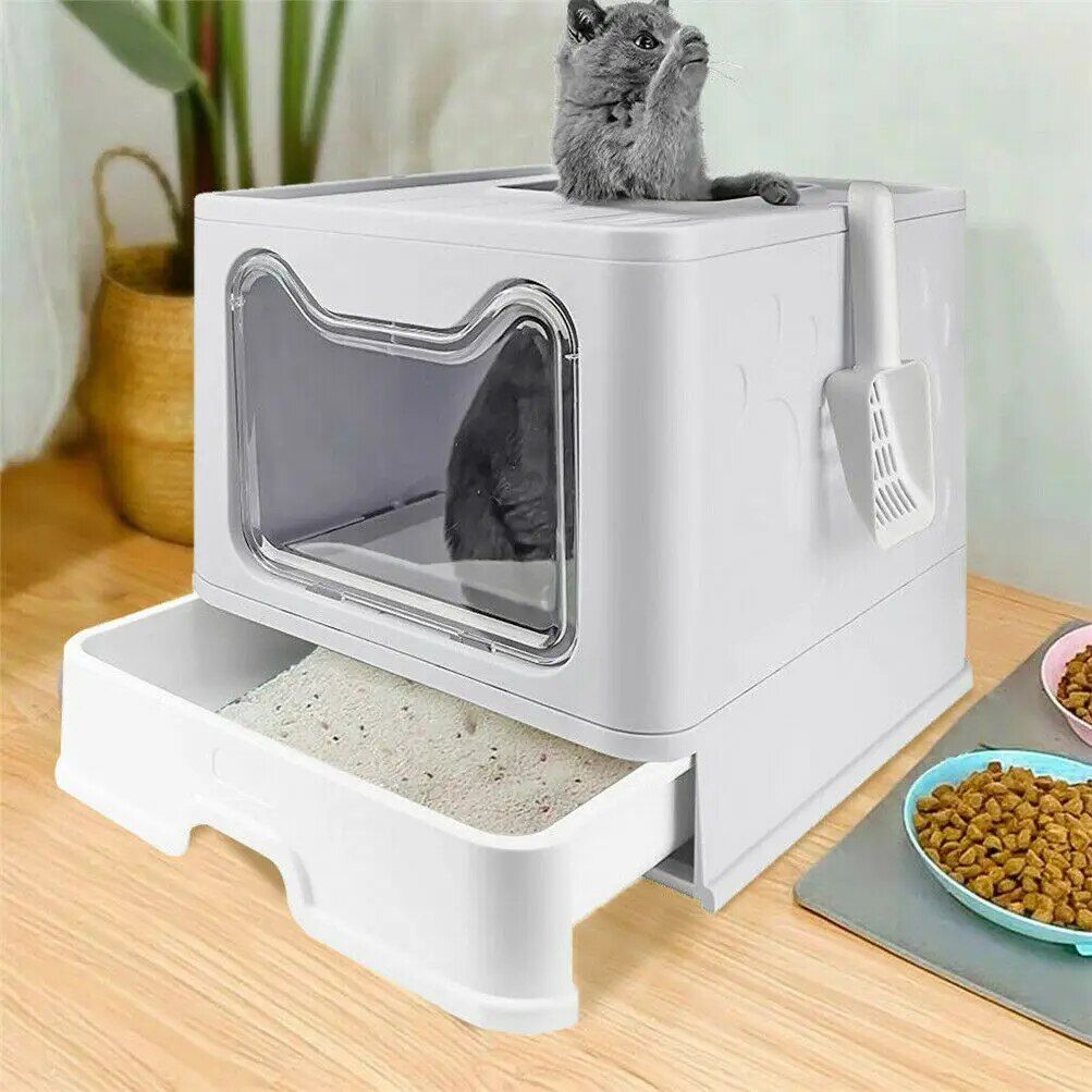 Cat Litter Box with Lid 