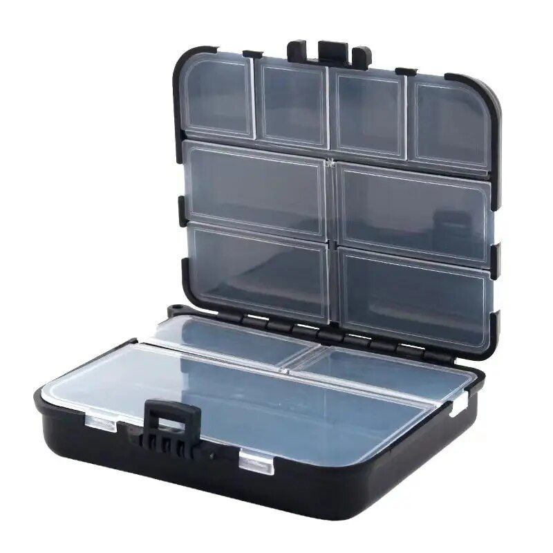 Compact Double-Sided Fishing Tackle Box: Portable Lure & Hook Organizer 