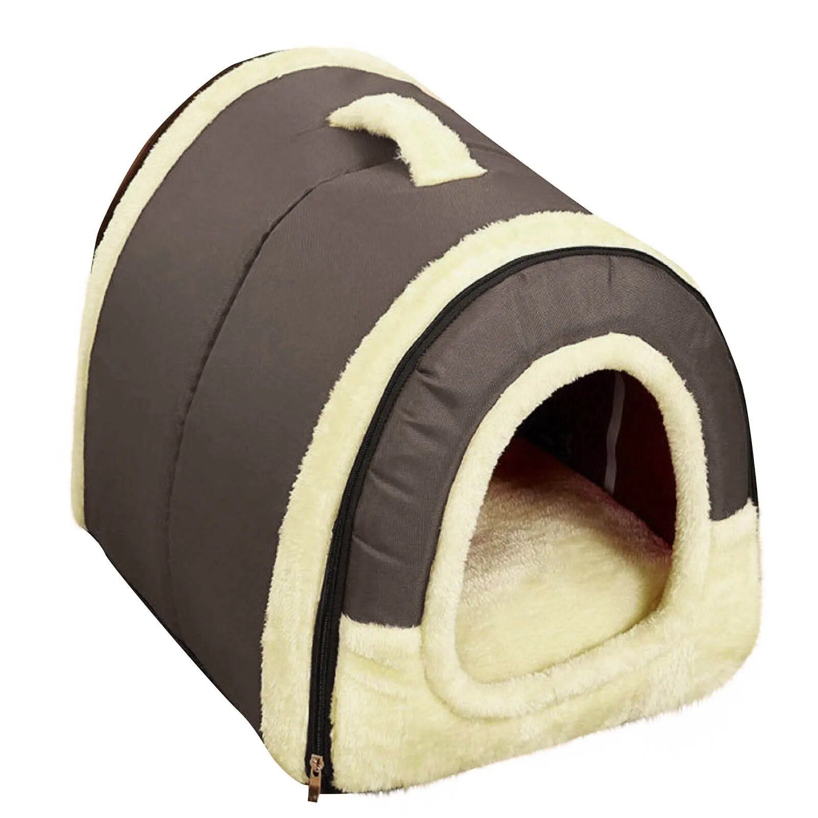 Cozy Plush Dog House Color: Beige 