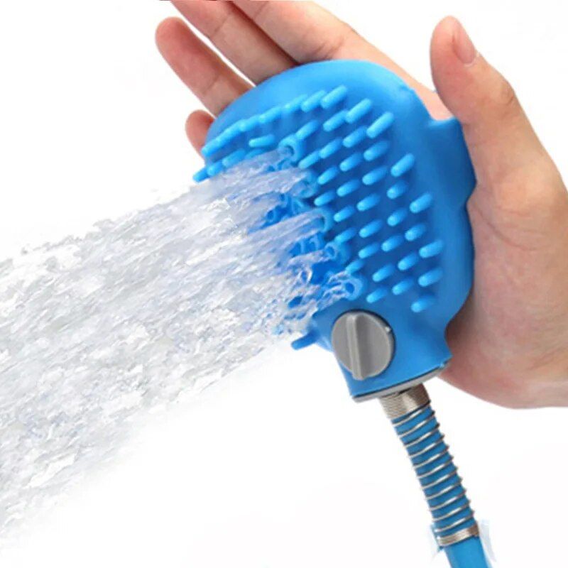 Deluxe Pet Shower and Massage Brush 