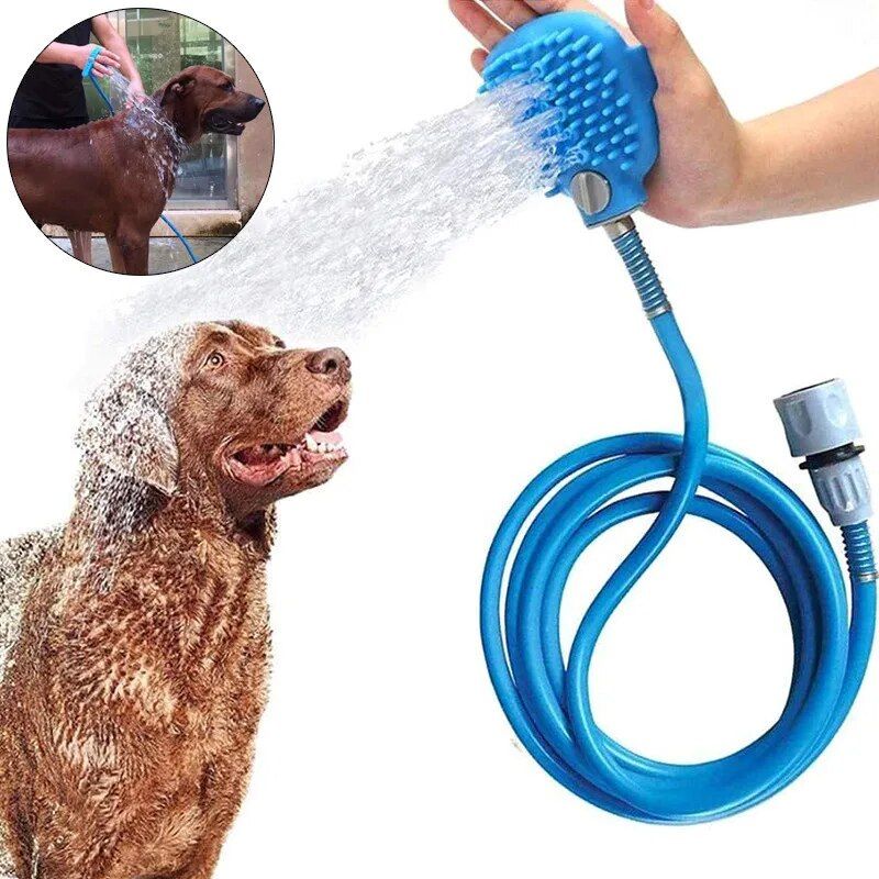 Deluxe Pet Shower and Massage Brush 