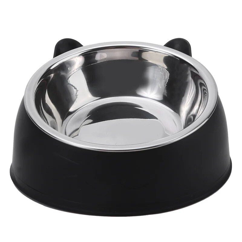 Ergonomic 15° Tilted Pet Bowl Color: Black 