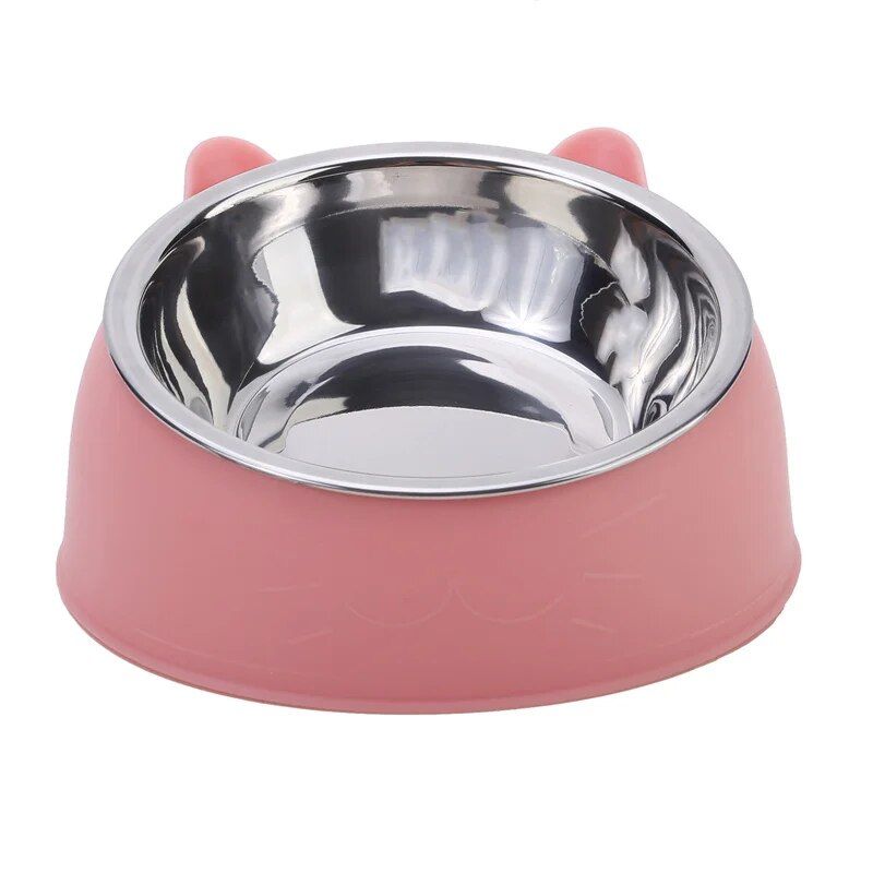 Ergonomic 15° Tilted Pet Bowl Color: Pink 