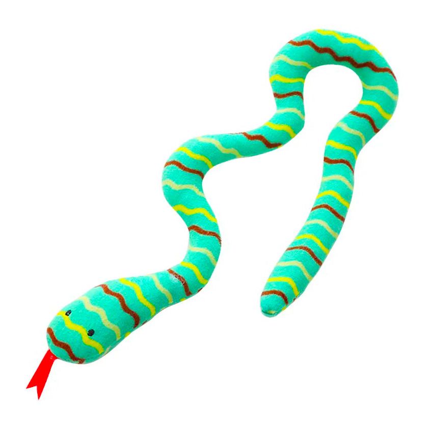 Greedy Snake Catnip Toy: Plush, Interactive Play for Cats & Small Dogs 