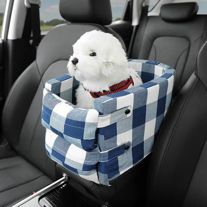 Luxury Portable Dog Car Seat & Travel Bed 