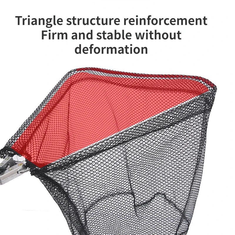 Portable Aluminum Triangular Fishing Net - Collapsible & Retractable 