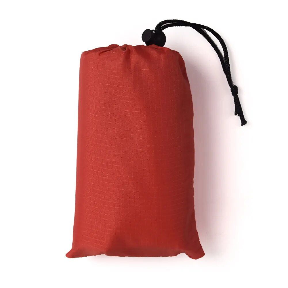 Ultra-Durable Camping Tent Tarp Color: Red 