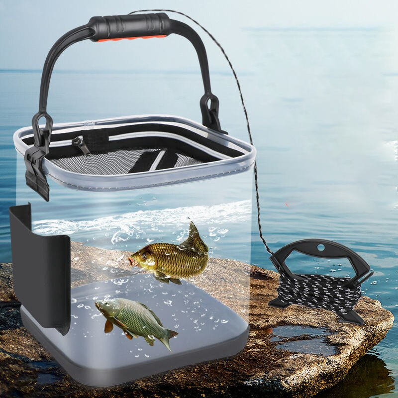 Versatile EVA Collapsible Fishing Bucket: Lightweight & Durable for Outdoor Adventures 