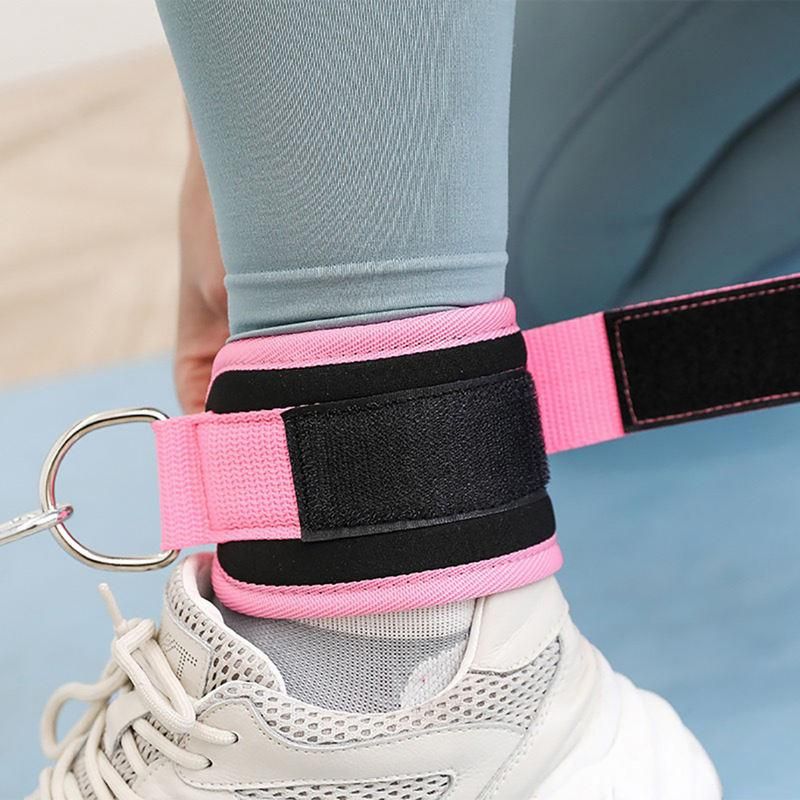 Adjustable Fitness Ankle Straps for Gym Workouts & Leg Strength Training 