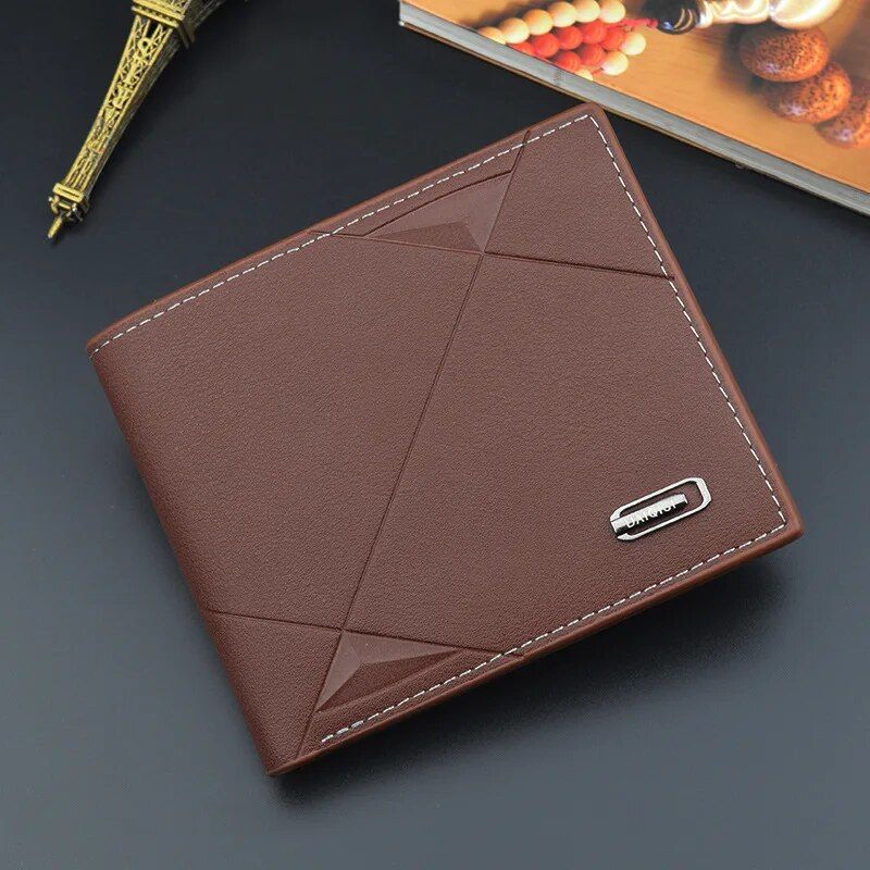 Compact Elegance: Women's Faux Leather Bifold Wallet with Multi-Card Slots 