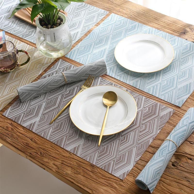 Elegant Japanese-Style Heat-Resistant Table Mats 
