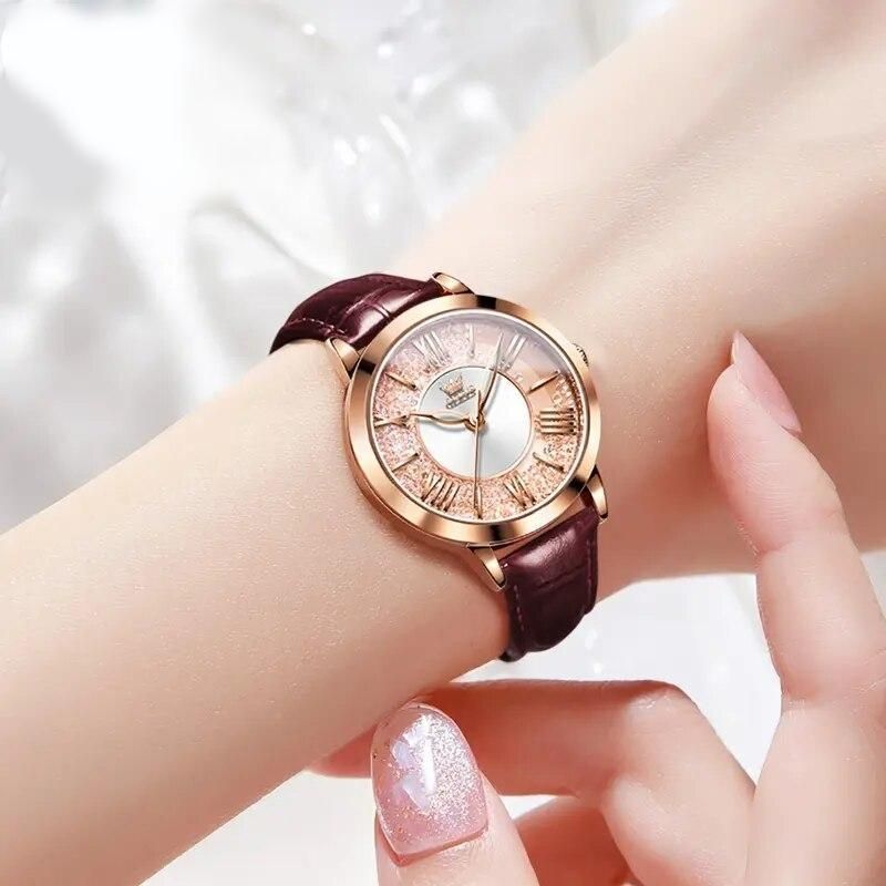 High-Quality Waterproof Quartz Women's Wristwatch 