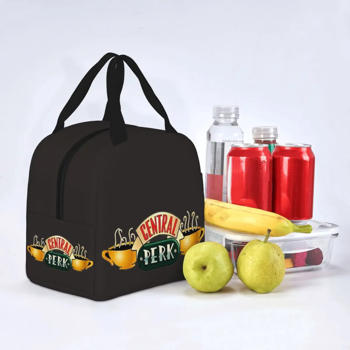 Pair Best Friends Central Park Insulated Lunch Bag Friends Tv Show Lunch Container Cooler Bag Tote Lunch Box Food Handbags