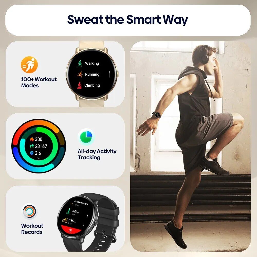 Voice Calling Fitness & Wellness AMOLED Smartwatch for Women 