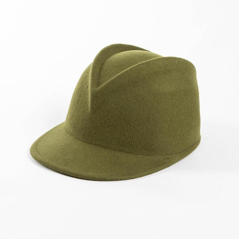Women's Wool Visor Hat, Casual & Warm Outdoor Accessory 